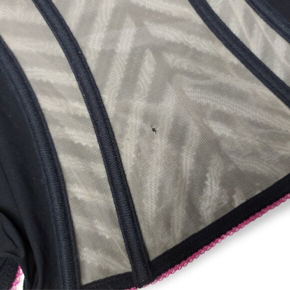 🌼4/$30 Lasenza Sexy Black Lace Herringbone Bustier Large - Picture 5 of 6